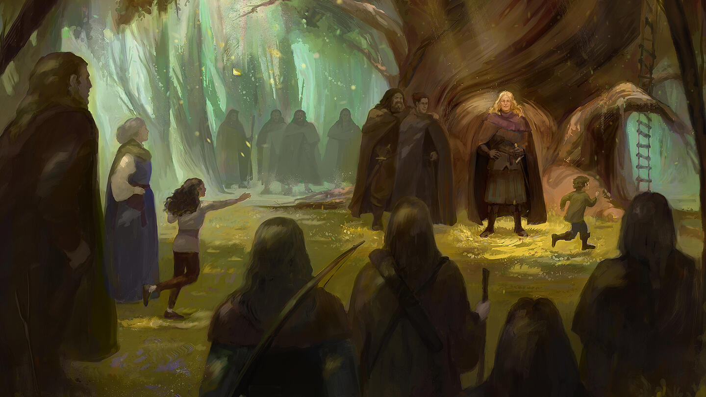 The Splintered Sun. Front Endpaper. Client: The Broken Binding. AD Petrik Leo