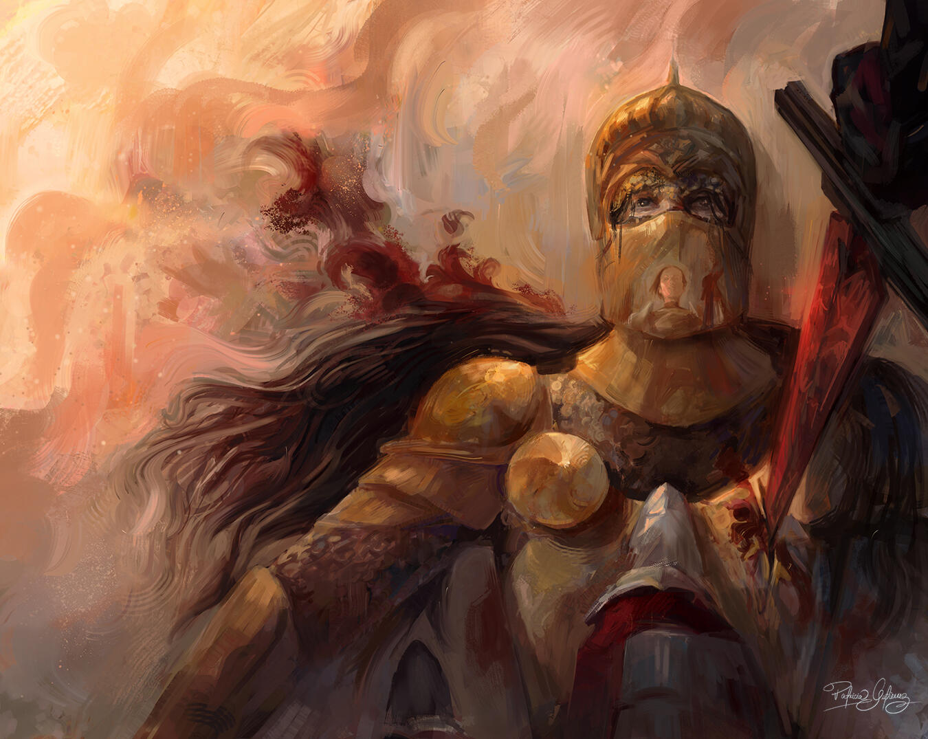 Sisters. Endpaper for The Broken Binding&#39;s House of Chains special edition. AD: Petrik Leo