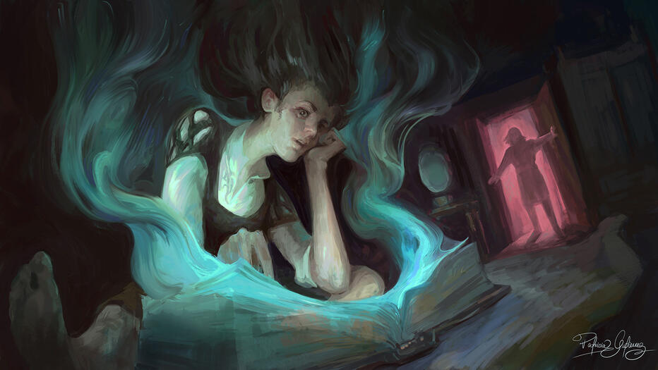 Luthes&#39; Summoning. Personal work inspired by Uprooted by Naomi Novik.